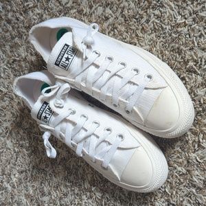 Women's white Converse